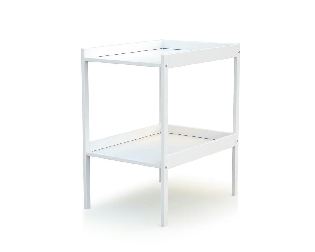 - Table à langer 1 étagère blanc