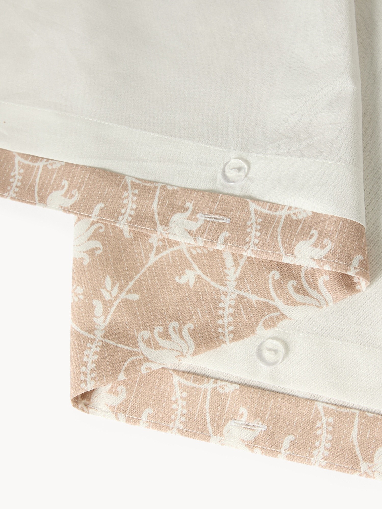 Parure copripiumino in puro cotone fantasia floreale - Prezzo di lancio