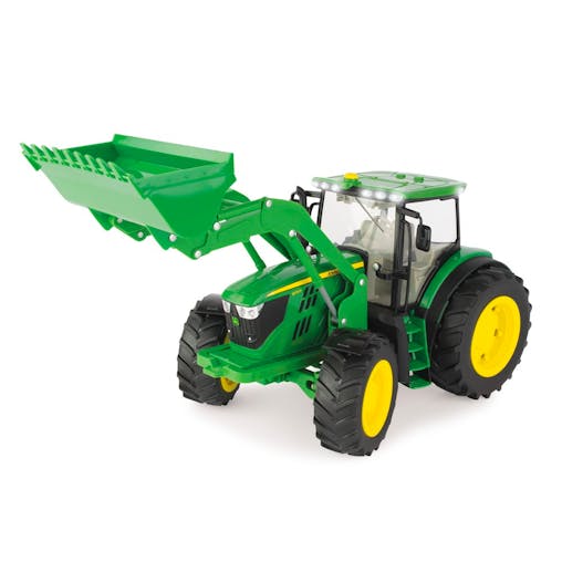John Deere 1:16 Big Farm Tractor Loader Toy w/ Lights and Sounds