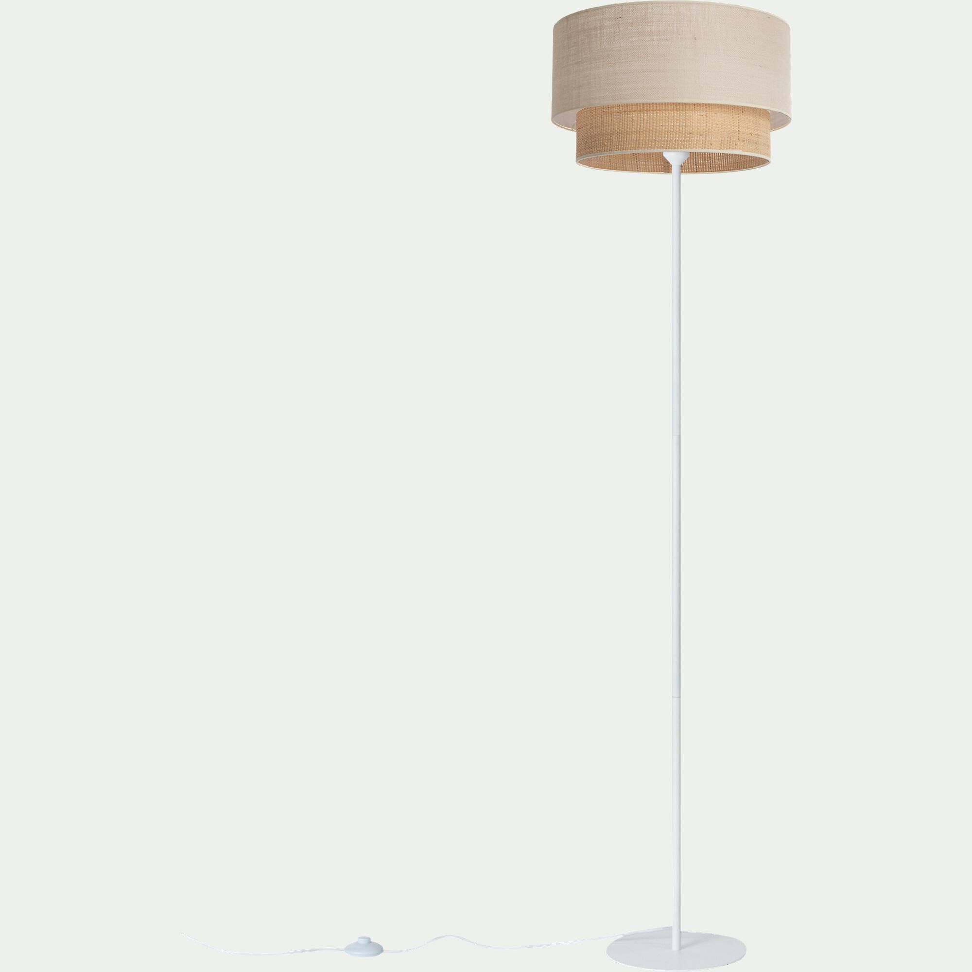 MARKO - Abat-jour cylindrique en jute D50cm - naturel