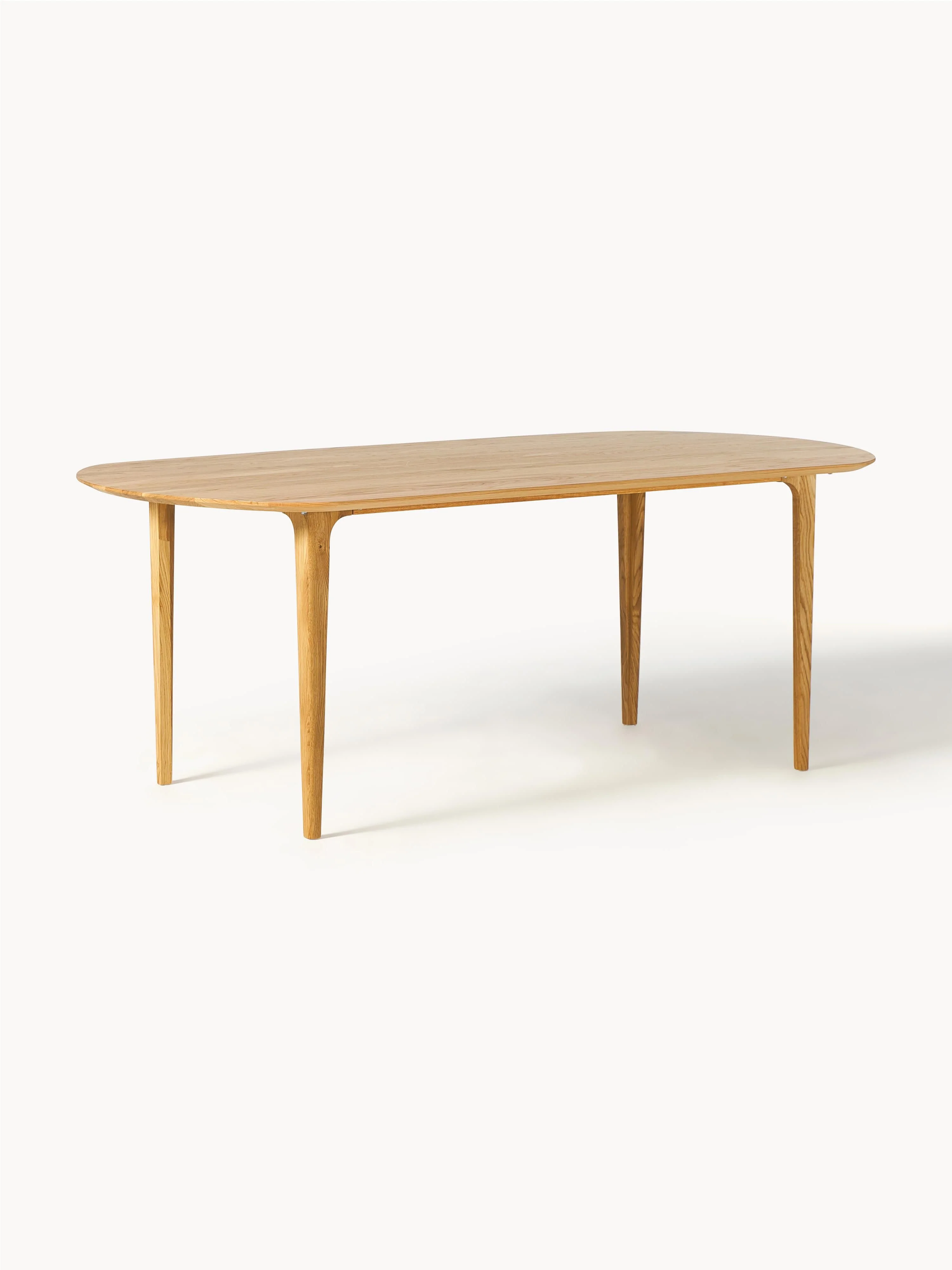 Ovaler Esstisch Archie aus Eichenholz, 200 x 100 cm