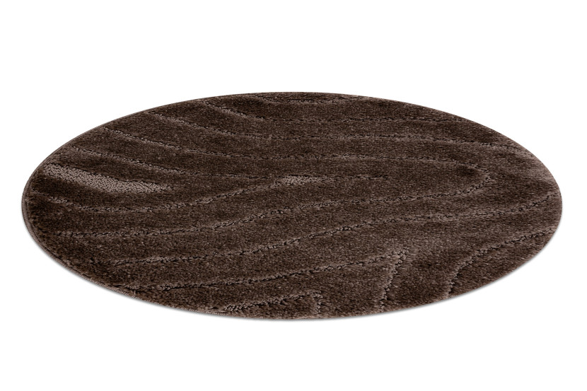 Dywan łazienkowy SUPREME WAVES fale, antypoślizgowy, miękki koło 50 cm