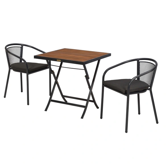 Balkonset »Delos«, 3 tlg., 2 Sitzplätze, Aluminium/Stahl