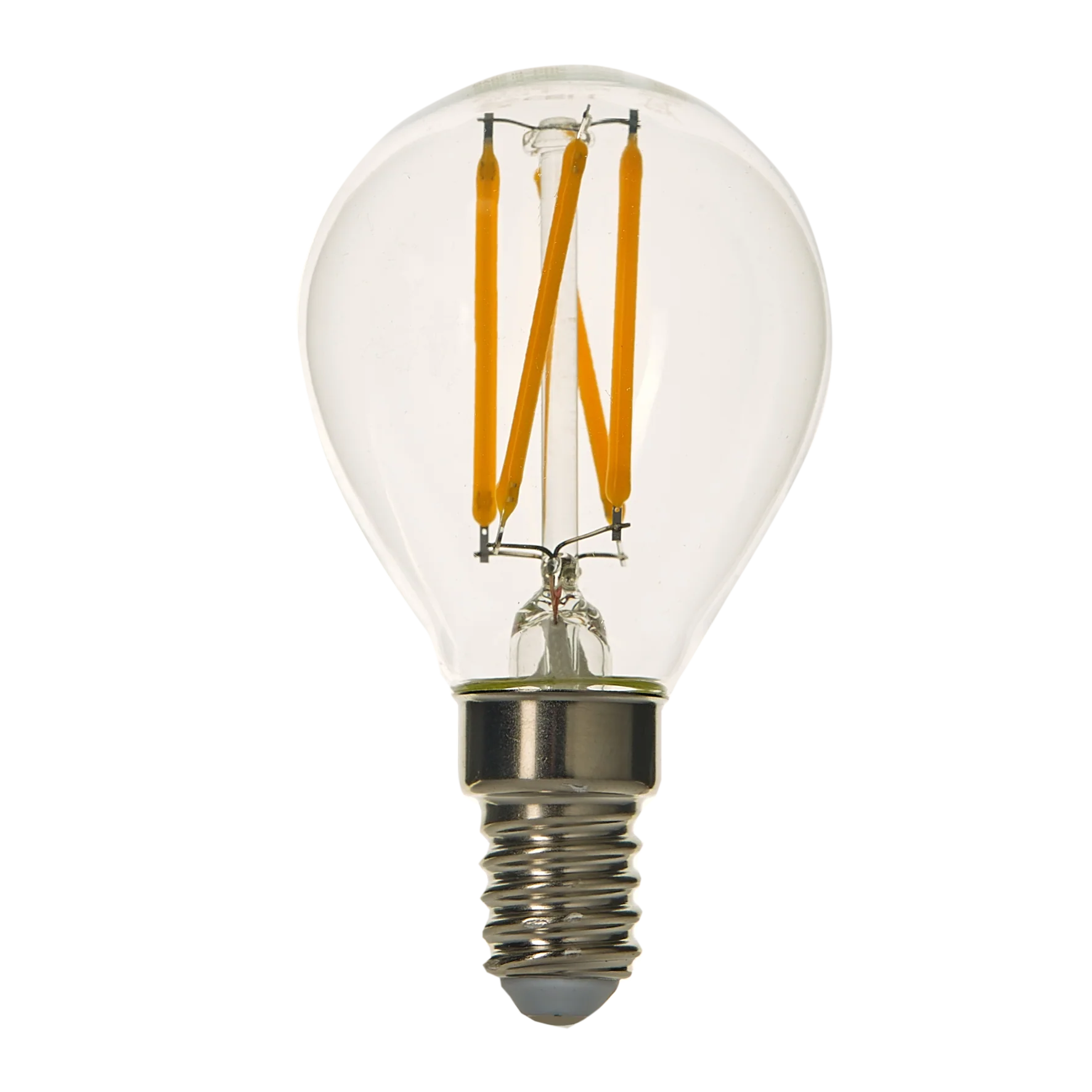 Ampoule LED 40W E14 lumière chaude coloris jaune 8 x 5 cm