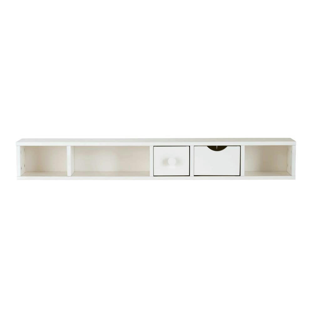 Joy - Module de rangement pour bureau 2 tiroirs blanc