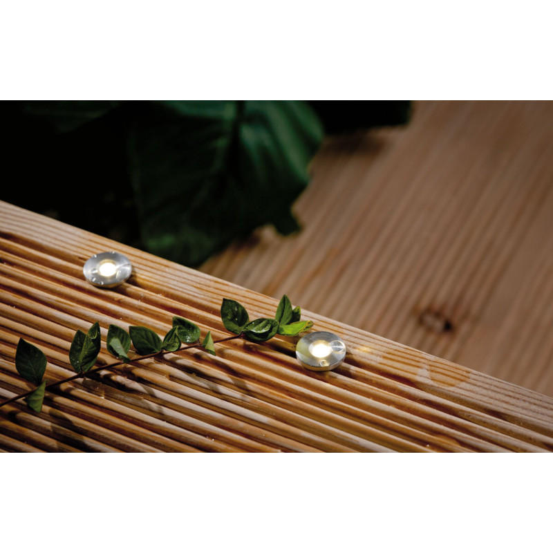 Spot extérieur à encastrer LED Plug & Shine Micro Pen blanc chaud 0,2 W 5 pièces PAULMANN