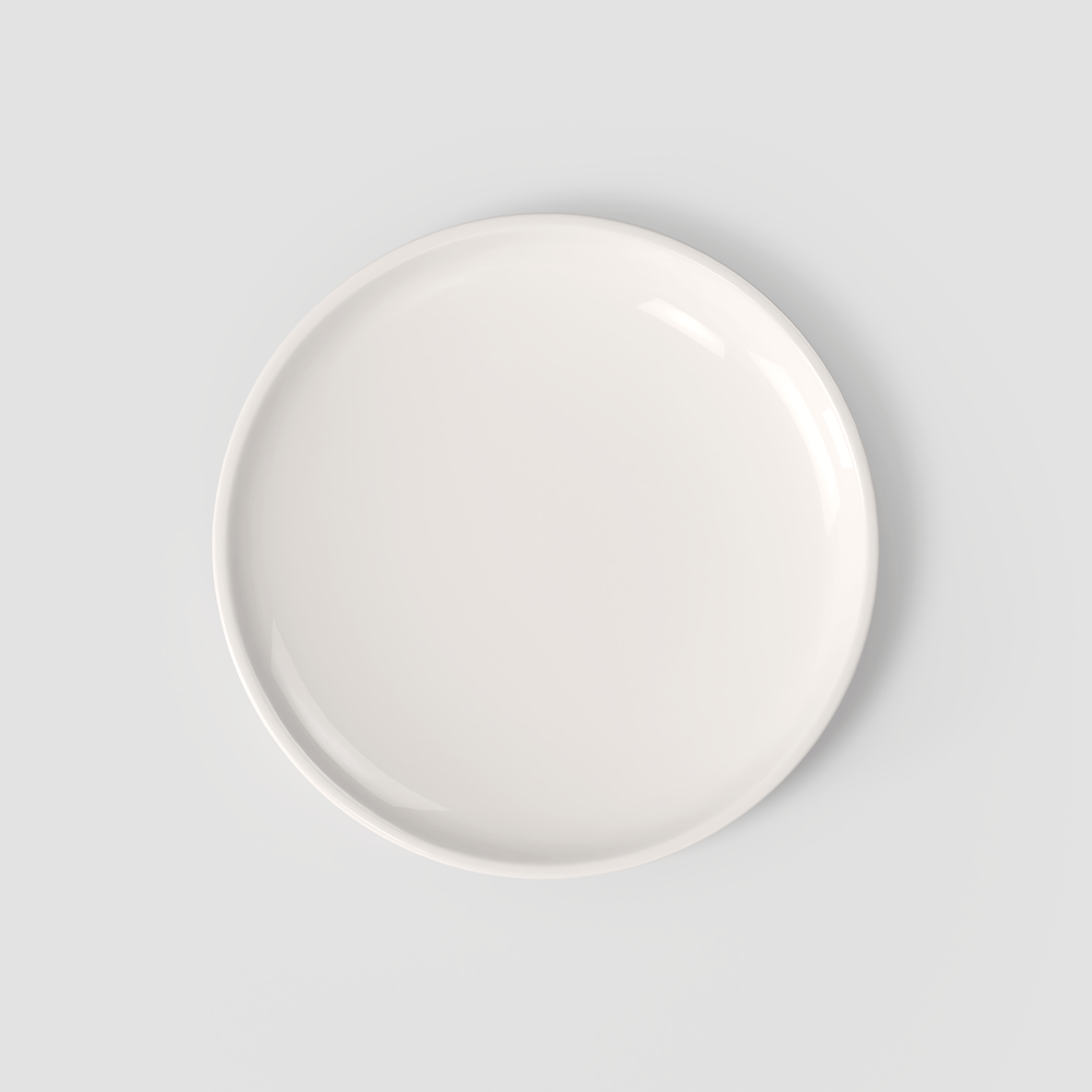 Artesano Dinner plate - White, 10.6'', Premium Porcelain