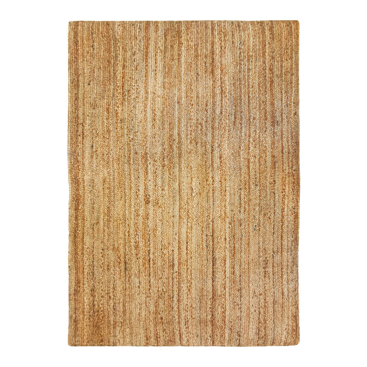 SUNNY - Tapis en jute tressé main, lignes naturel 160x230