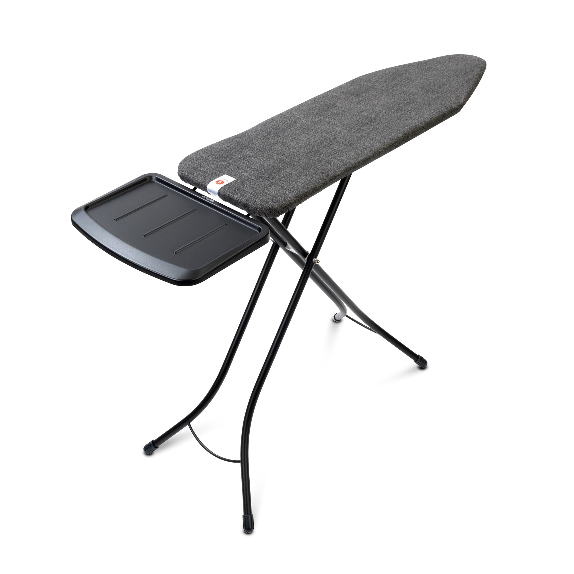 Brabantia Strijkplank B, 124x38 cm, solide stoomunithouder - Denim Black