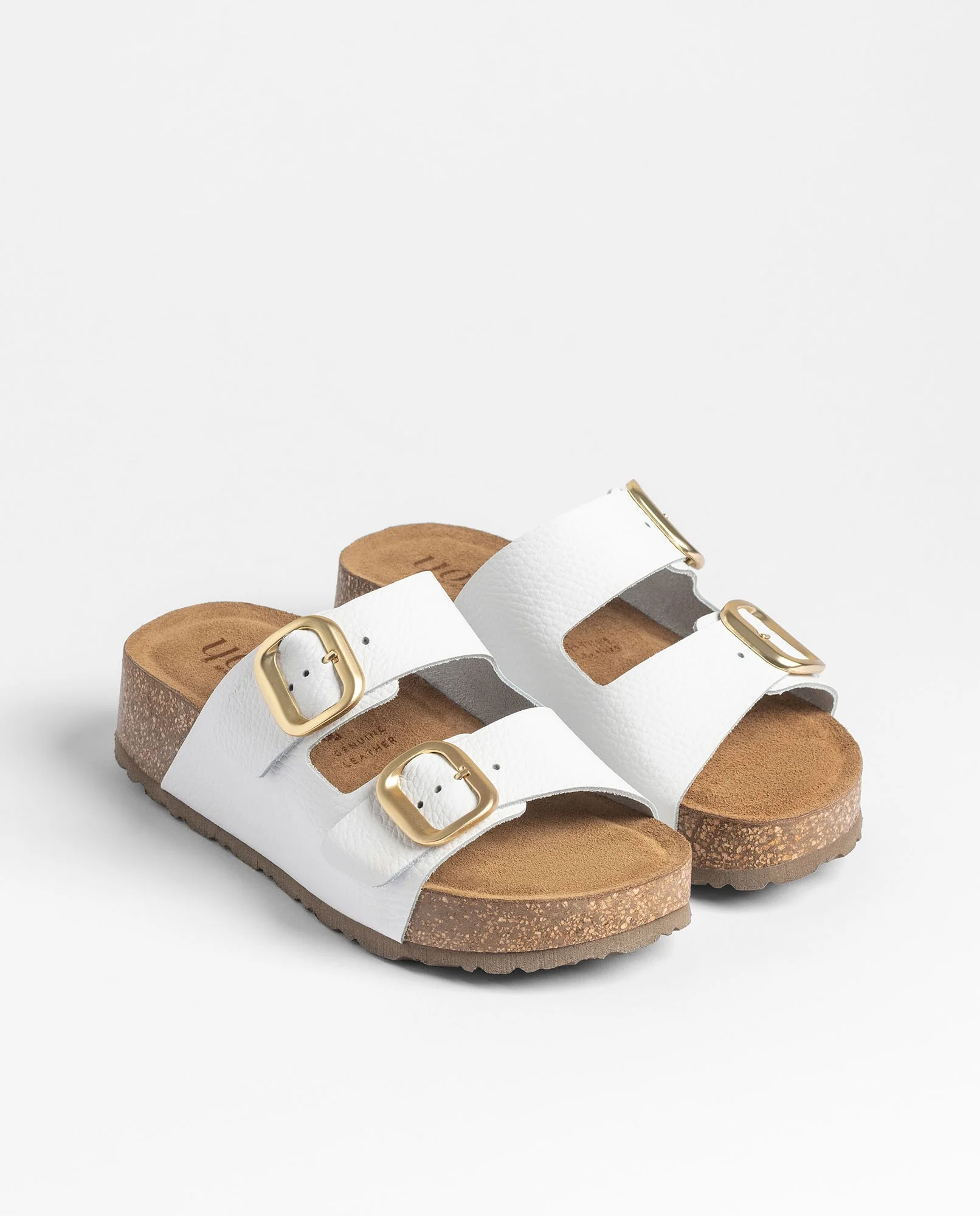 Sandalia plataforma WIWI-003 blanco