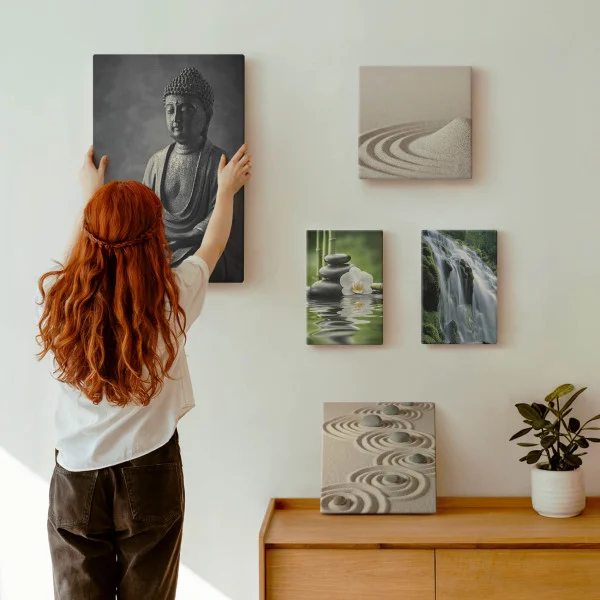 Obraz canvas 5 części Zen i natura|20x30, 30x30, 40x60|Wallfluent