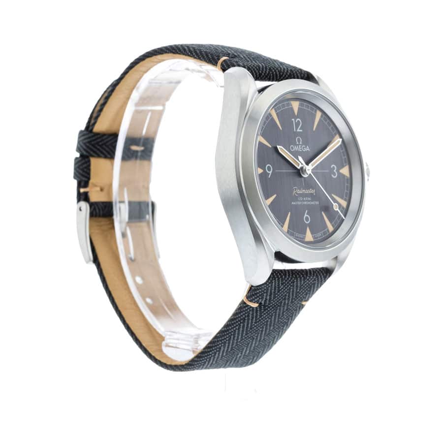 Omega Railmaster Co-Axial Master Chronometer Black Dial 220.12.40.20.01.001 Detailed Replica