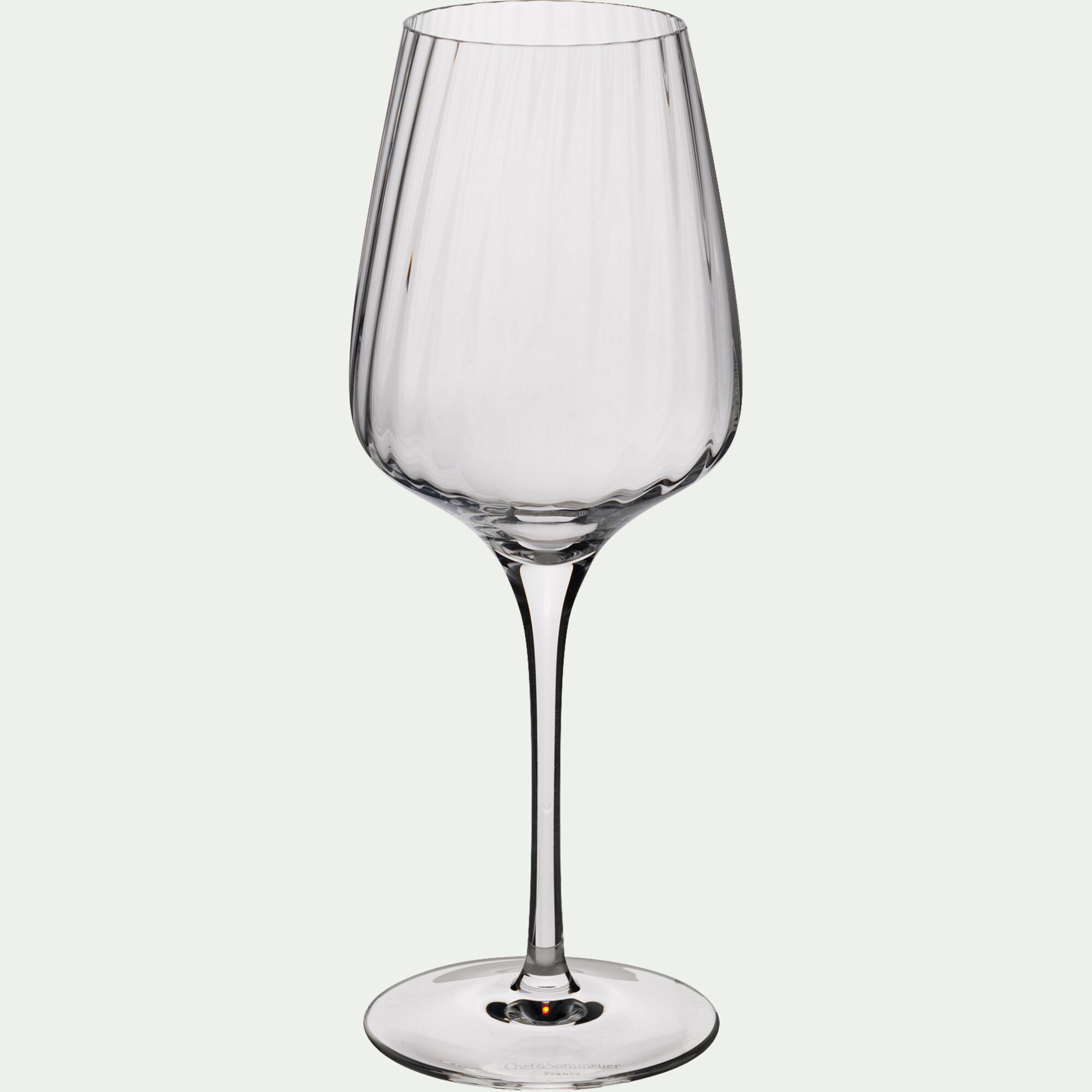 SYMETRIE - Coffret de 6 verres à pied tulipe en cristallin 35cl - transparent