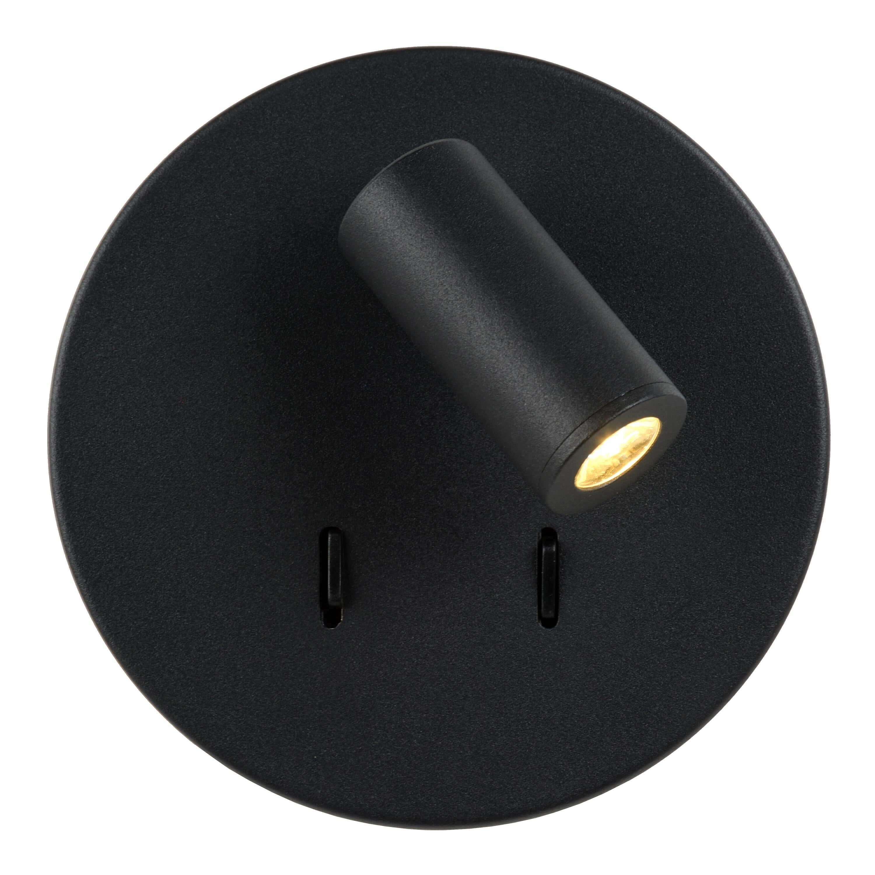 Bentjer wandlamp LED zwart