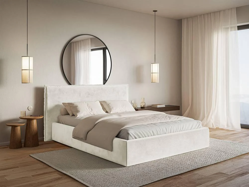 Bedframe Esmay velvet 160 x 200 cm