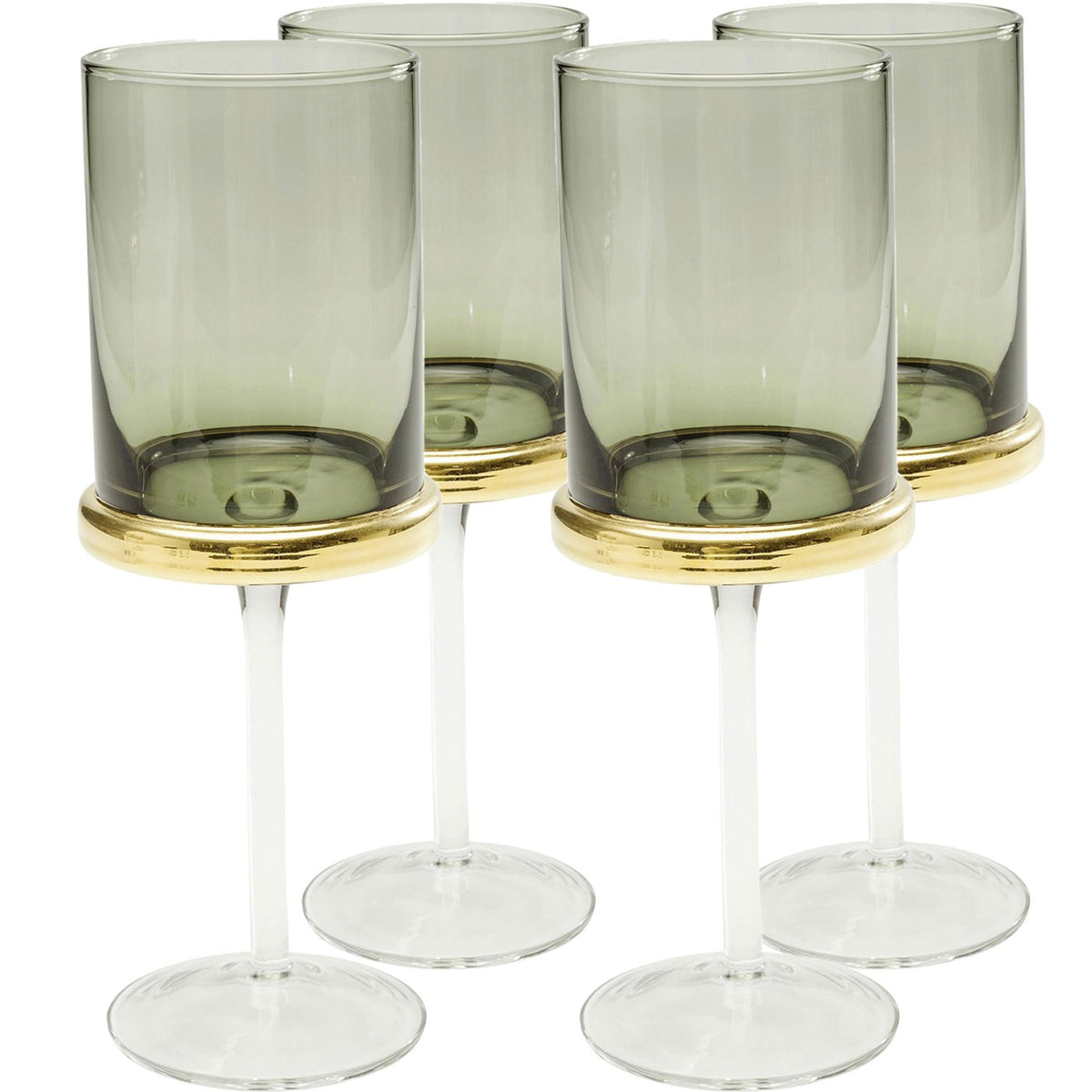 Kare Design Wijnglazen Wit Innocent Smoke (4/set)