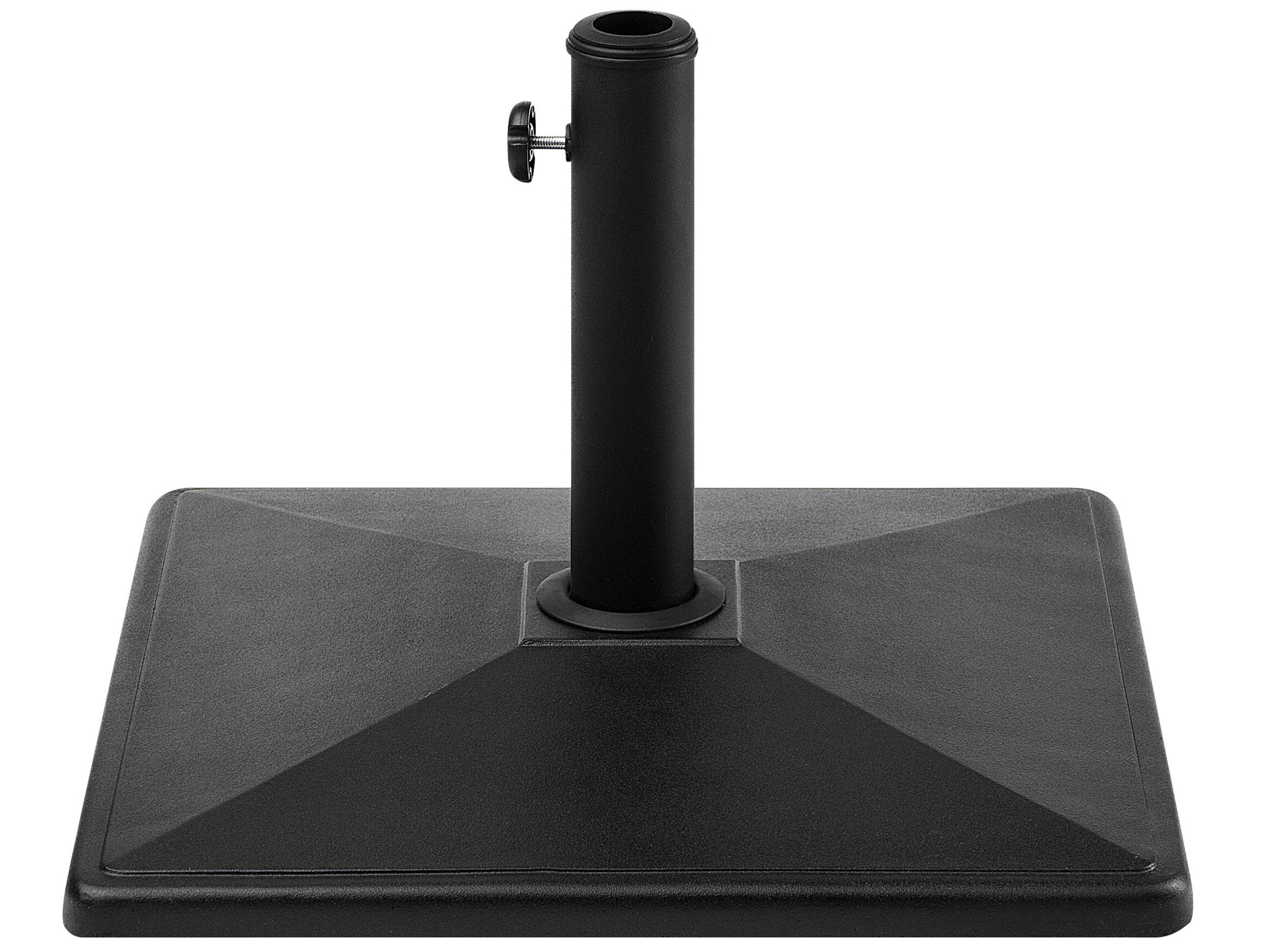 Parasol Base CERVO Black Square 25 kg
