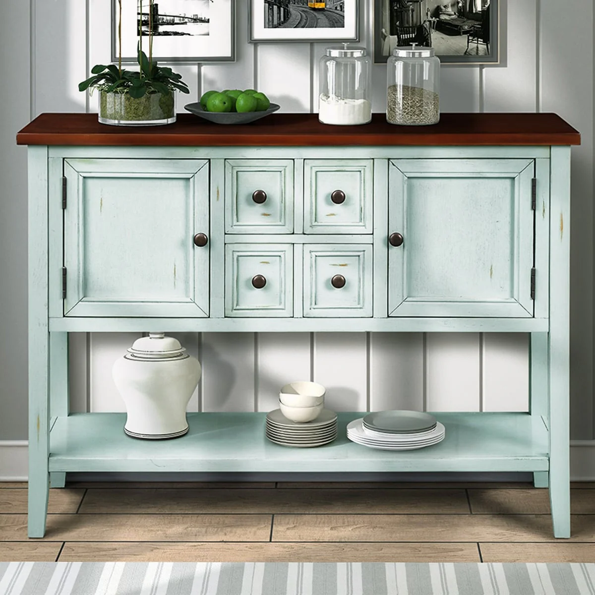 Cambridge Series Buffet with Bottom Shelf