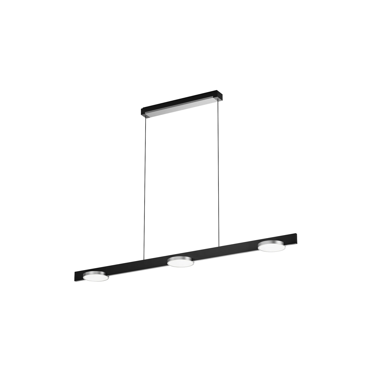 INLAY S1250 LINEAR DISC pendel, matt black/satin silver