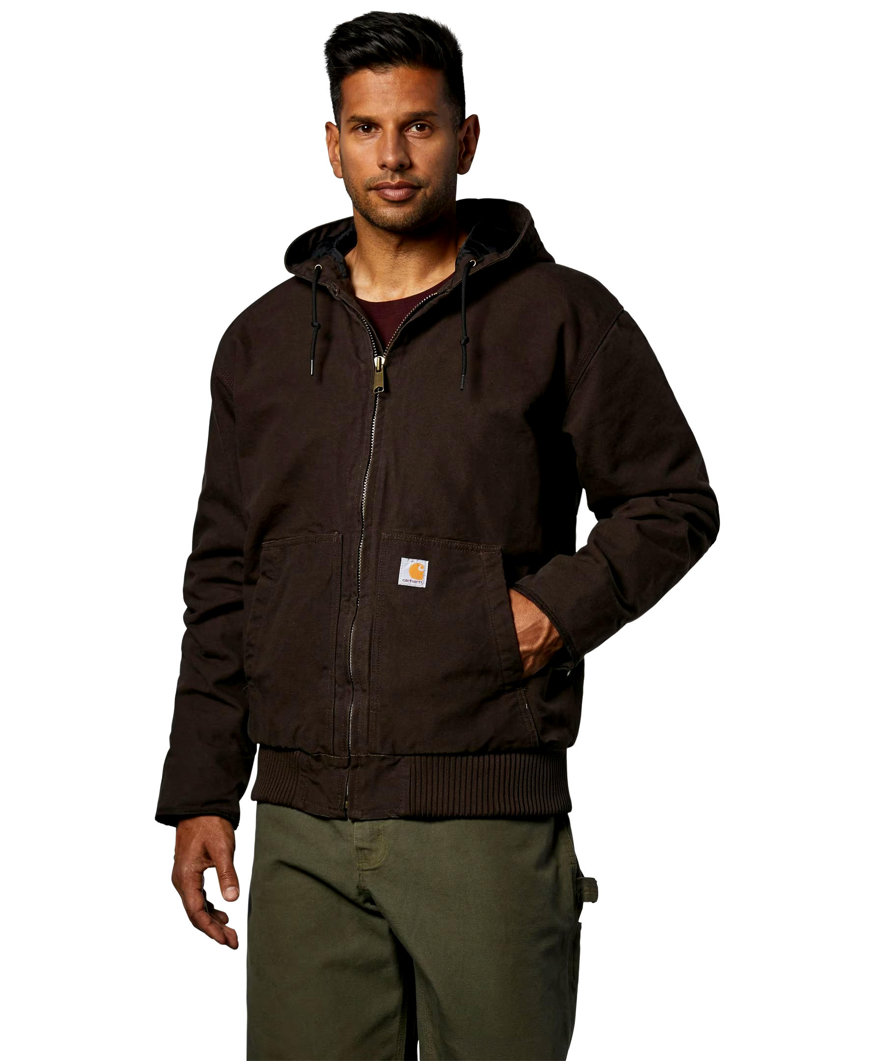 Carhartt Men's Loose Fit Washed Duck Insulated Active Jacket