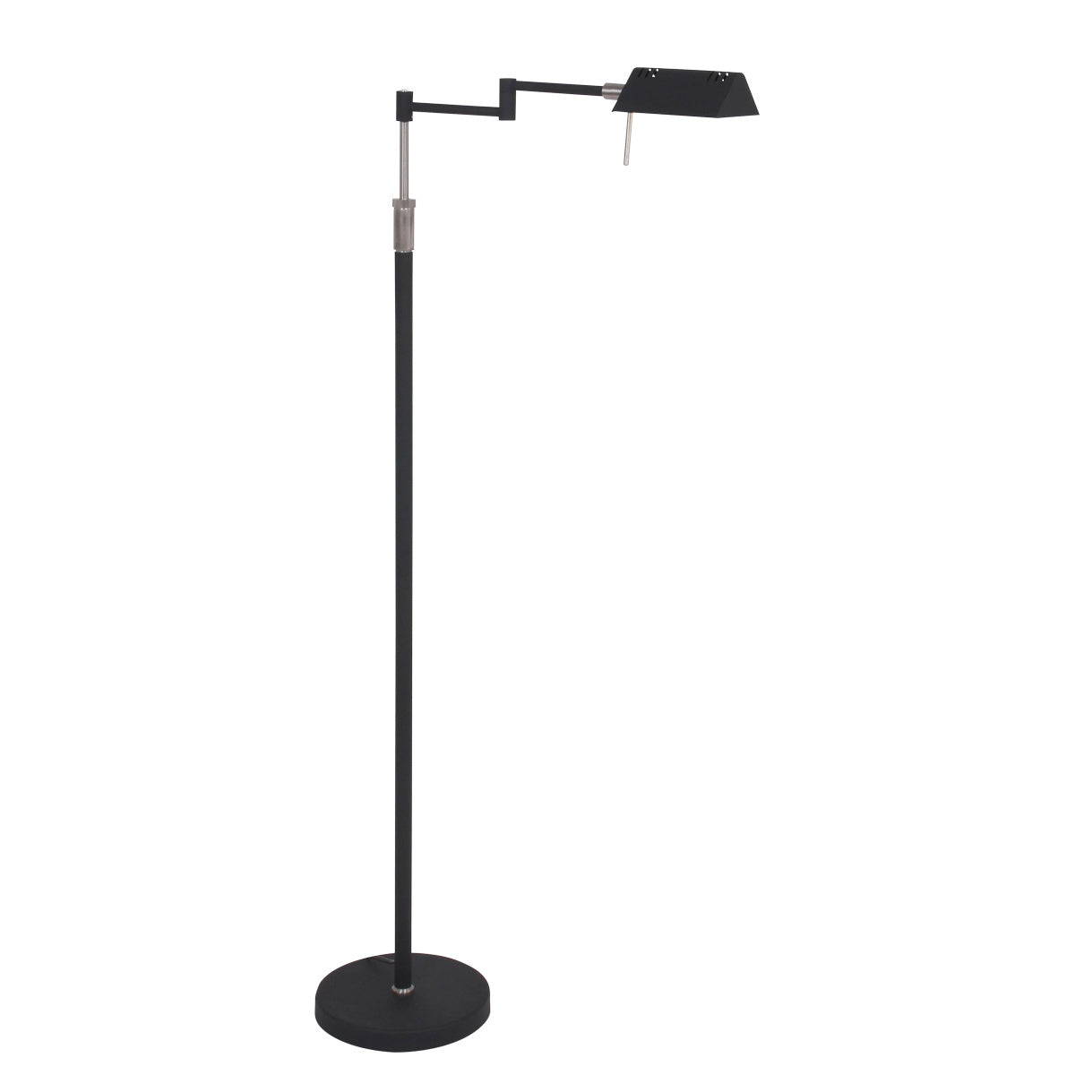 Mexlite vloerlamp karl - 1 lichts - 52x 146 cm - zwart