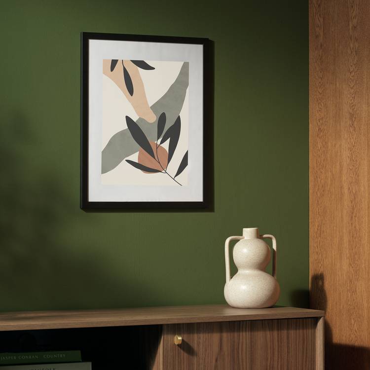 Habitat Ontario Black Wooden Picture Frame - 40x50cm