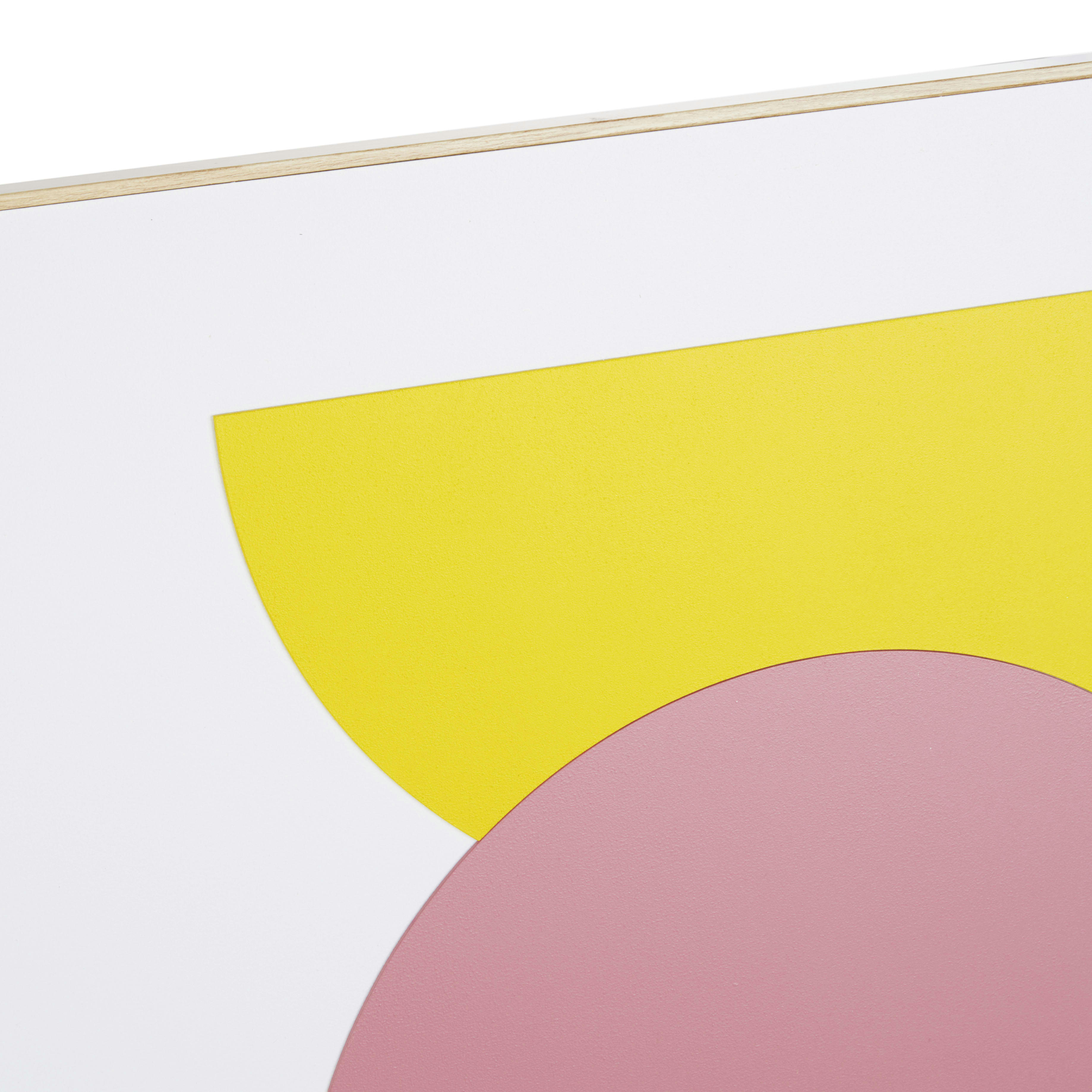 DAISIE - Toile diptyque abstraite multicolore 143x92