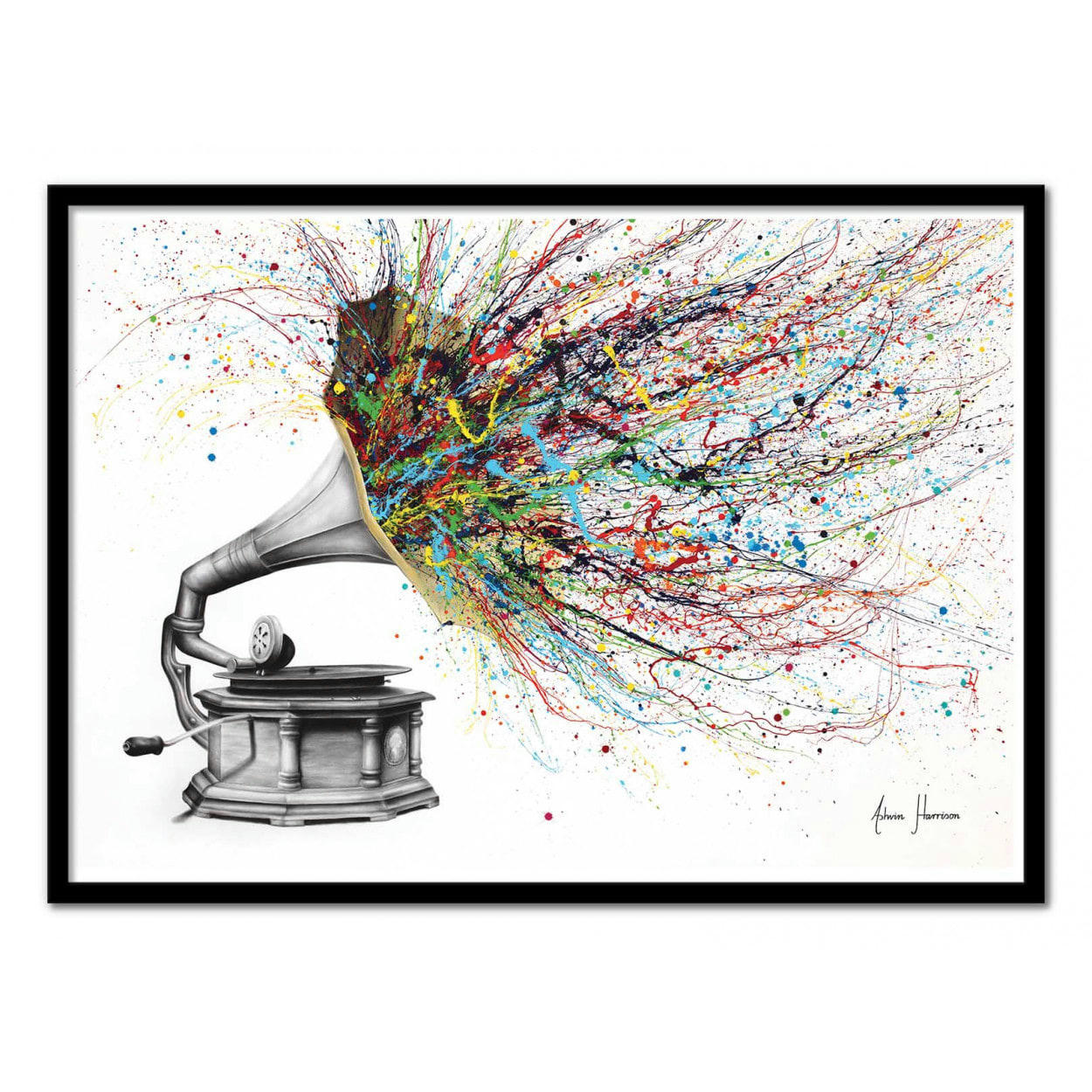 ASHVIN HARRISON - RADICAL RHAPSODY - ASHVIN HARRISON - Affiche d'art 30 x 40 cm