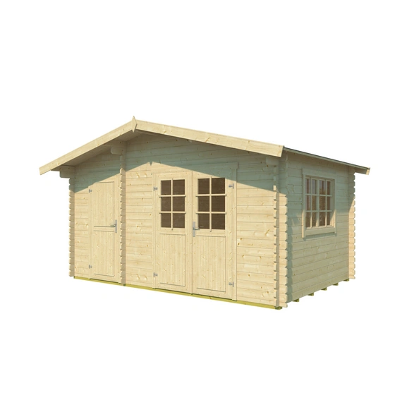 Gartenhaus »Keila«, BxHxT: 475,9 x 256,5 x 350 cm (Außenmaße inkl. Dachüberstand), Holz