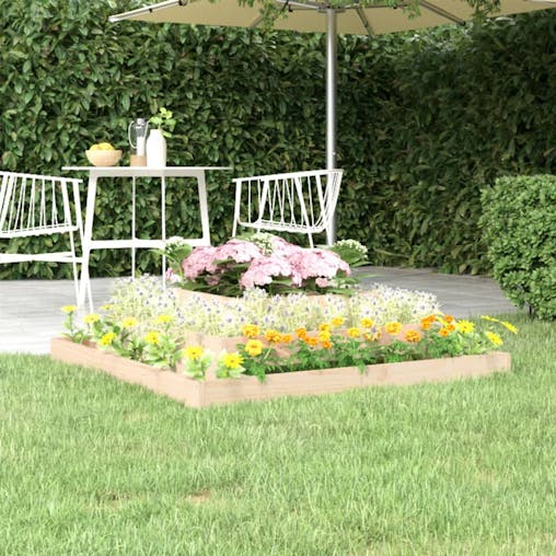 NNEVL Planter 110x110x27 cm Solid Wood Pine