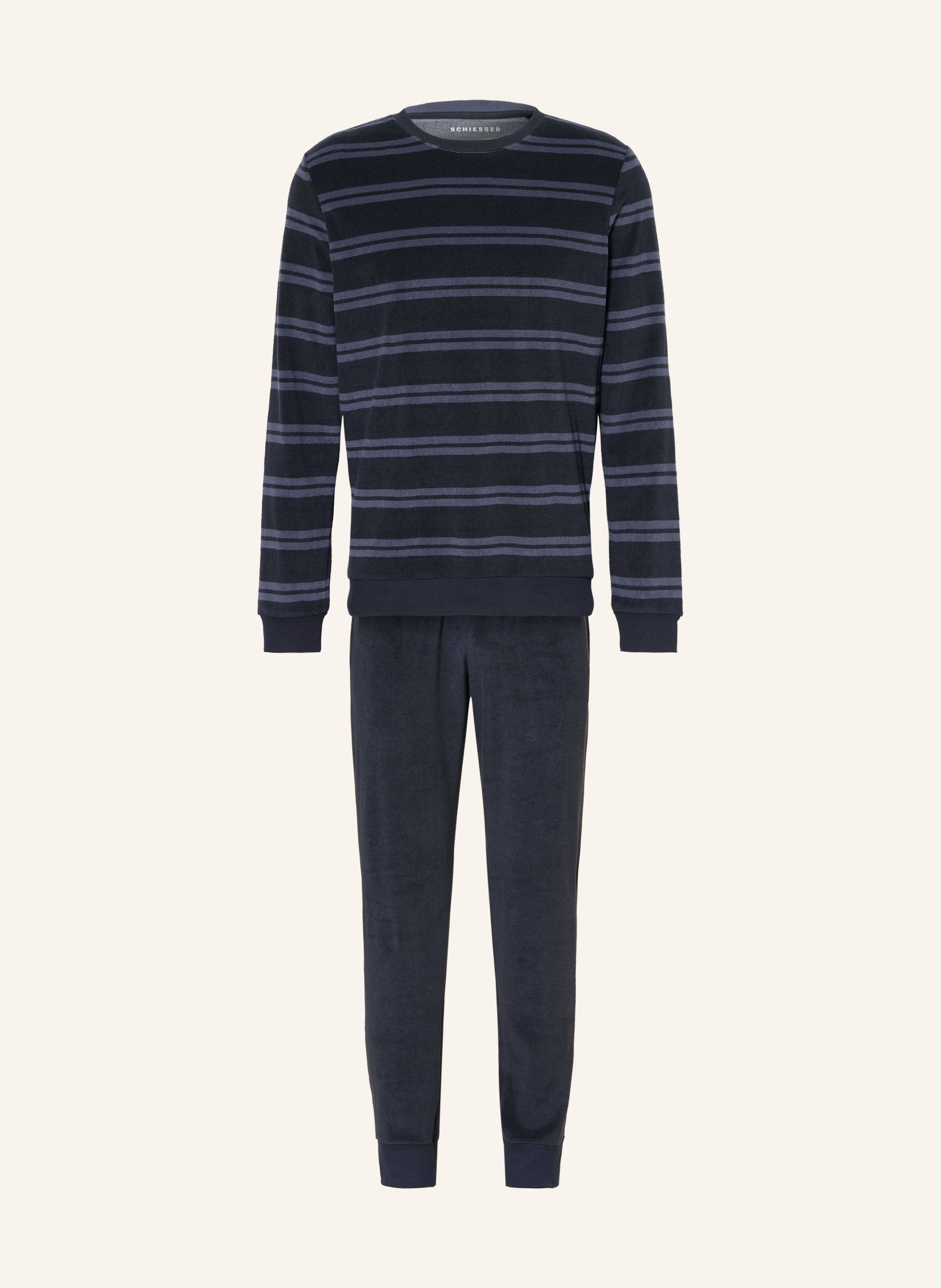 SCHIESSER Schlafanzug CASUAL NIGHTWEAR aus Frottee