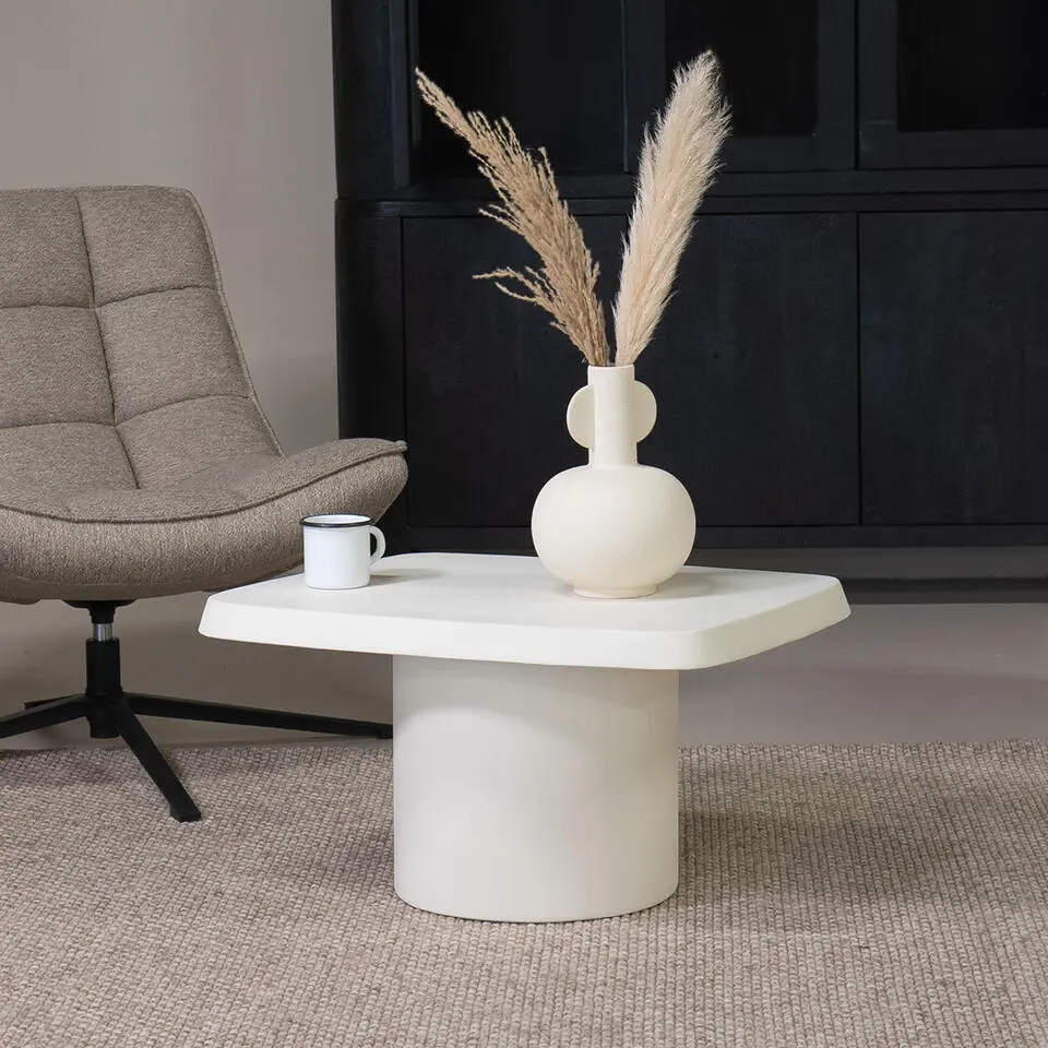 Salontafel Rechthoek 69cm - Beige Beton - Carly