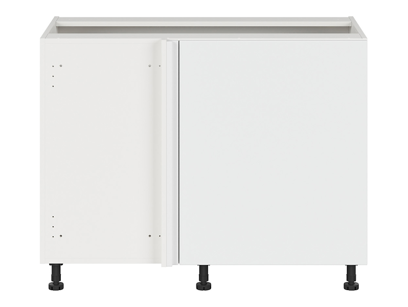 Szafka kuchenna narożna Top Line 2 prawa śnieżny super mat zabudowuje naroże 120x60 cm