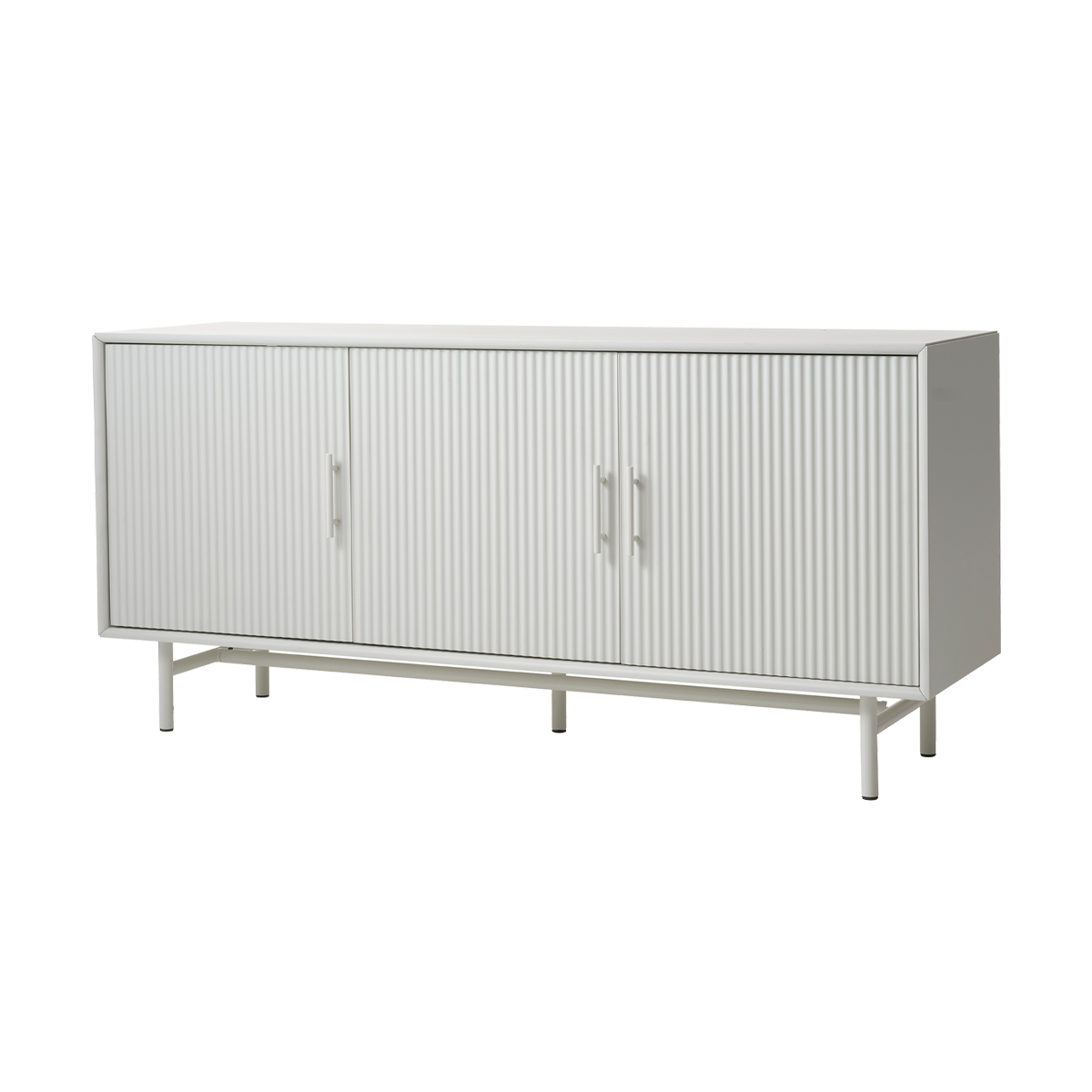 Olivine Arlo Houten Dressoir - B 160 cm - Grijs / Beige