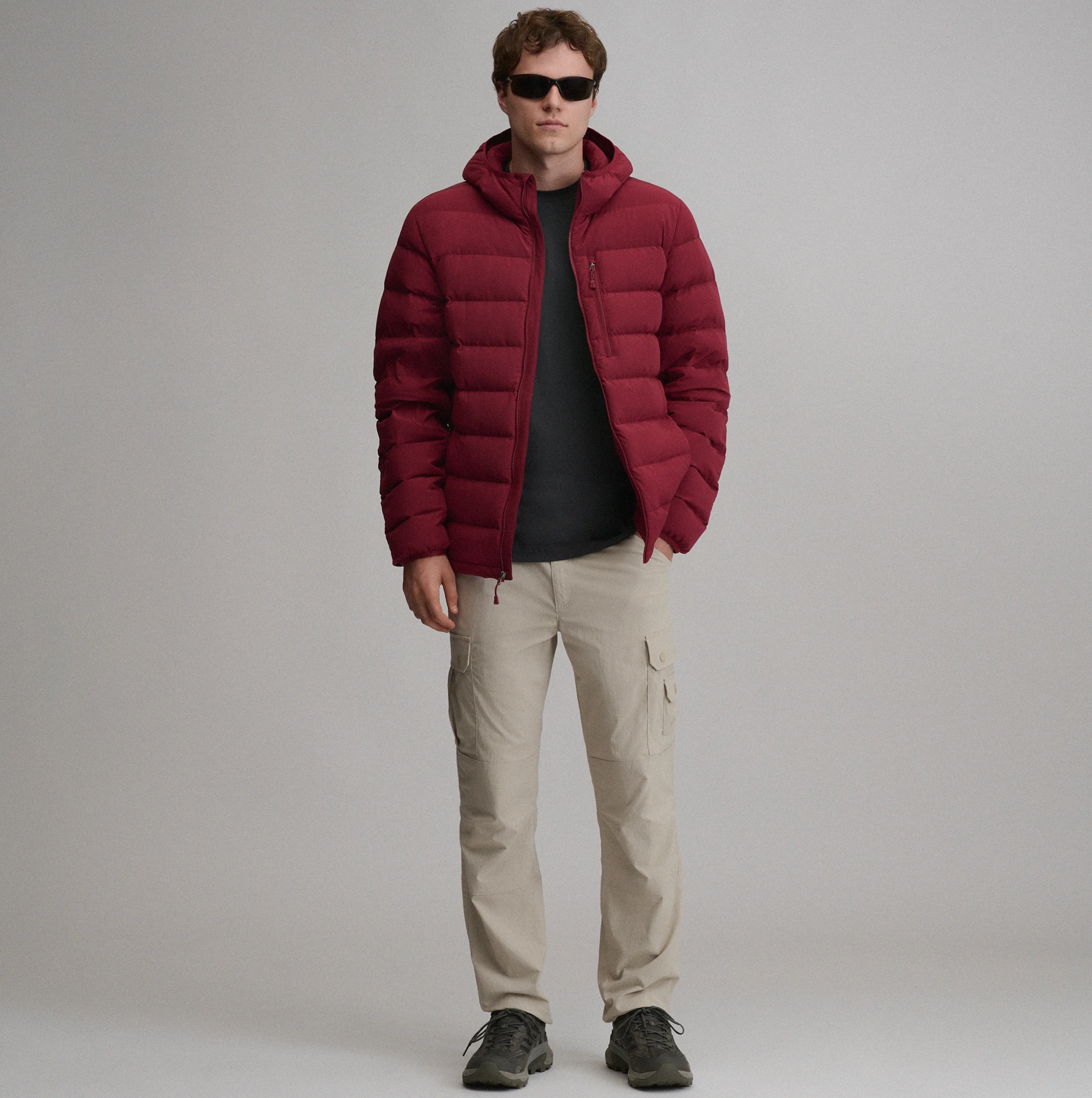 Men's EB Stretch Down Hooded Jacket