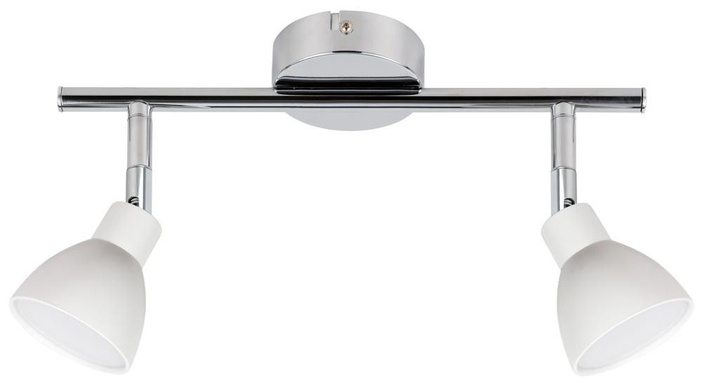 Spot ROYbiały chromowany LED 2x10W Ciepła biel 960lm Candellux
