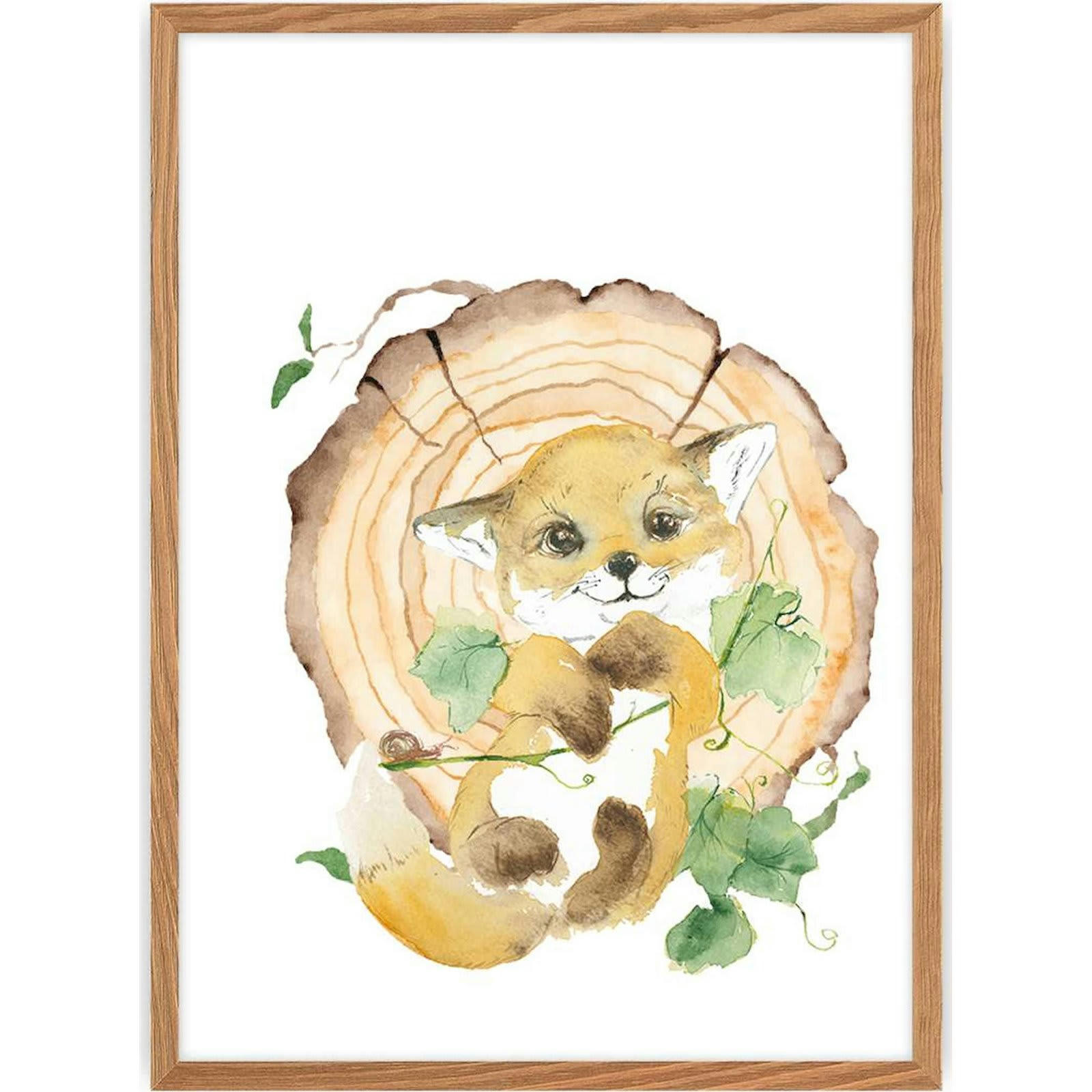 FOREST STORY - Tableau Enfants Bois Marron