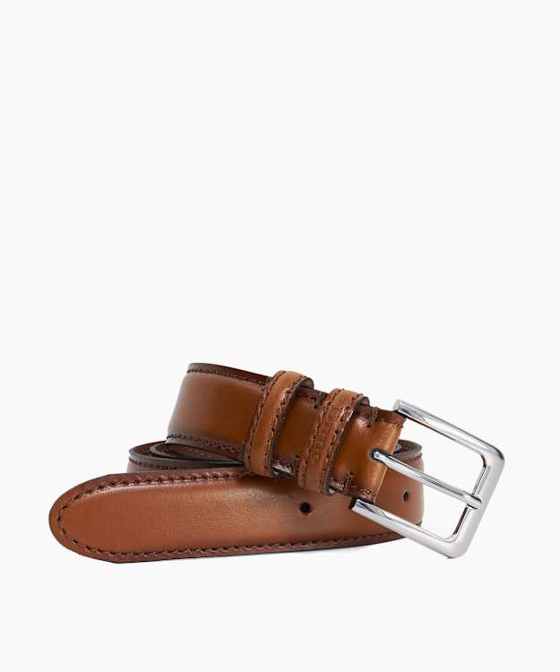 Overturny Tan - Leather Belt