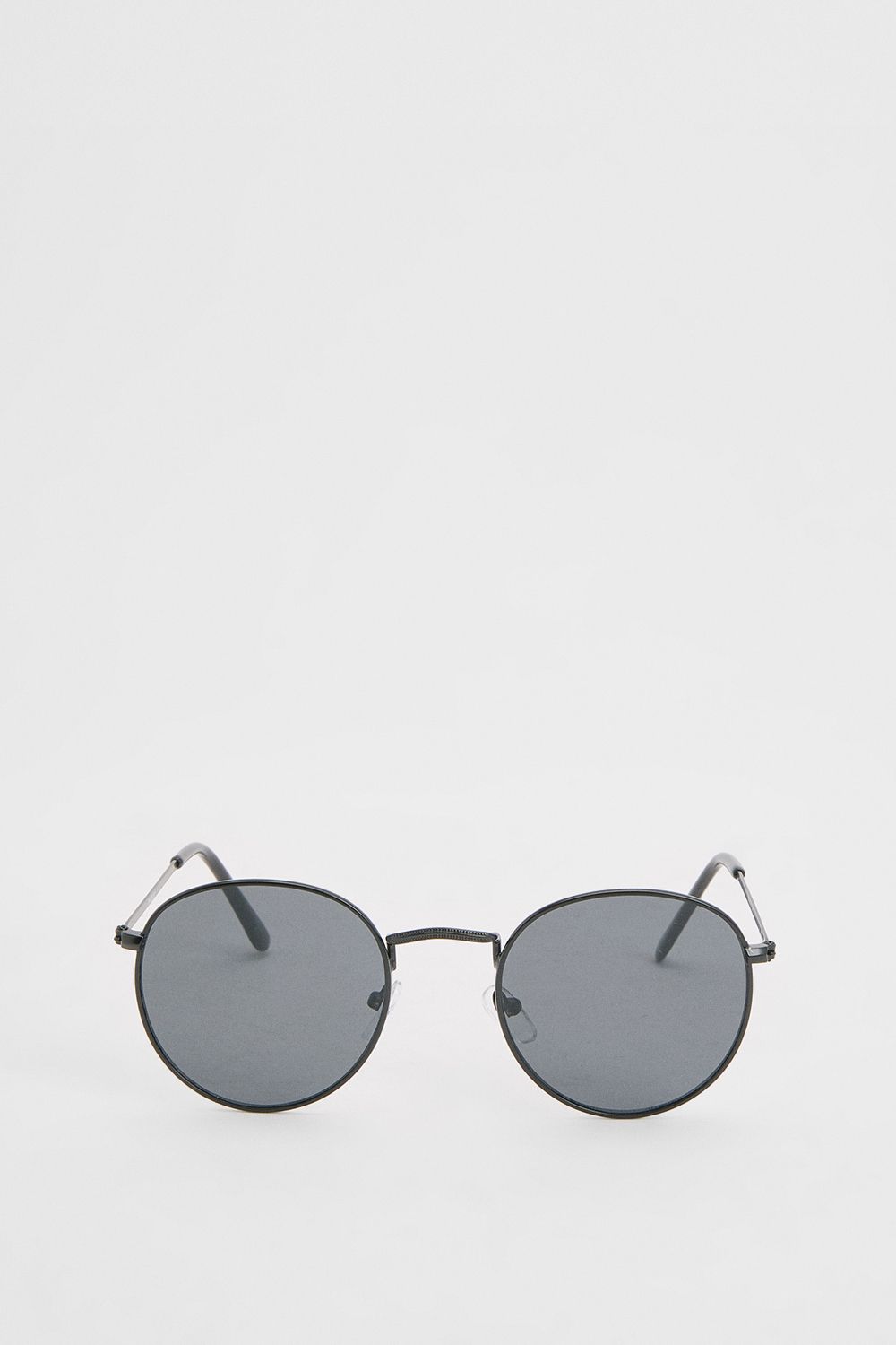 Burton Black Metal Round Sunglasses