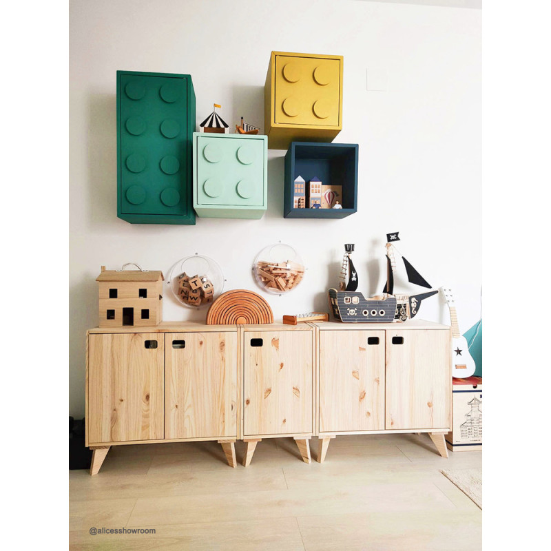 Set de pieds en bois pour meuble 13,5 cm bois 2 pièces ASTIGARRAGA