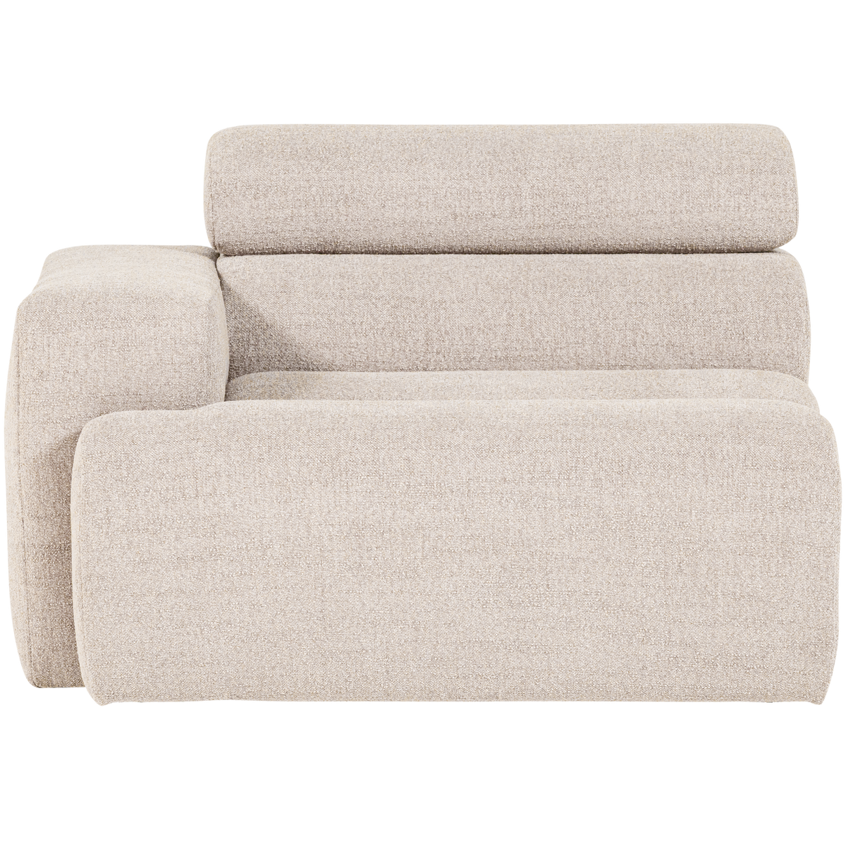 WOOOD 1-zits element bank arm links Novi - Polyester - Naturel - 86x109x113