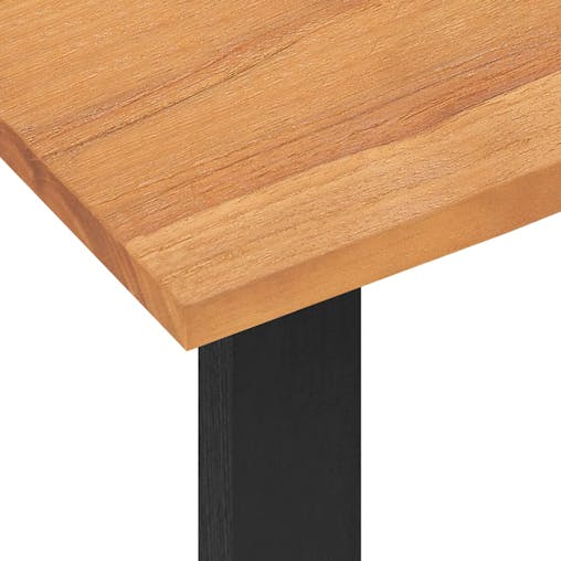 NNEVL Desk 100x45x75 cm Solid Teak Wood
