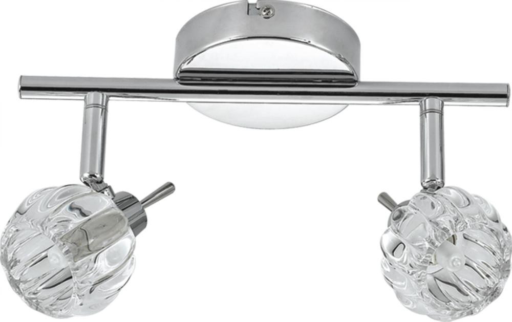 Lampa sufitowa przezroczysto-chromowana BOMBOLA2xG9x40W Candellux