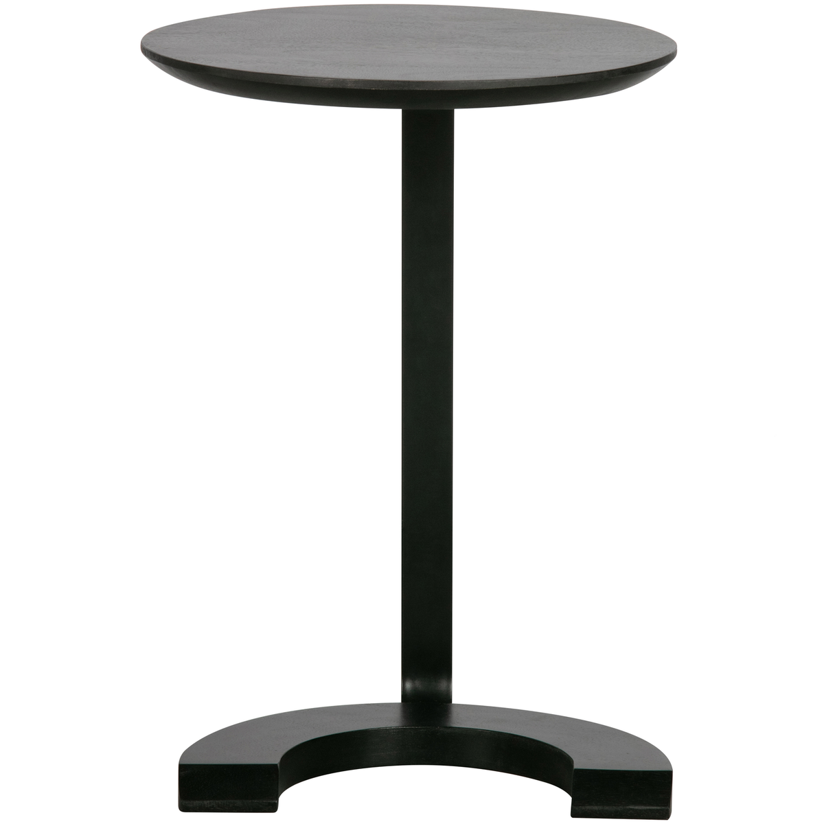 WOOOD bijzettafel Floor - Hout/Metaal - Zwart - 57x39x39