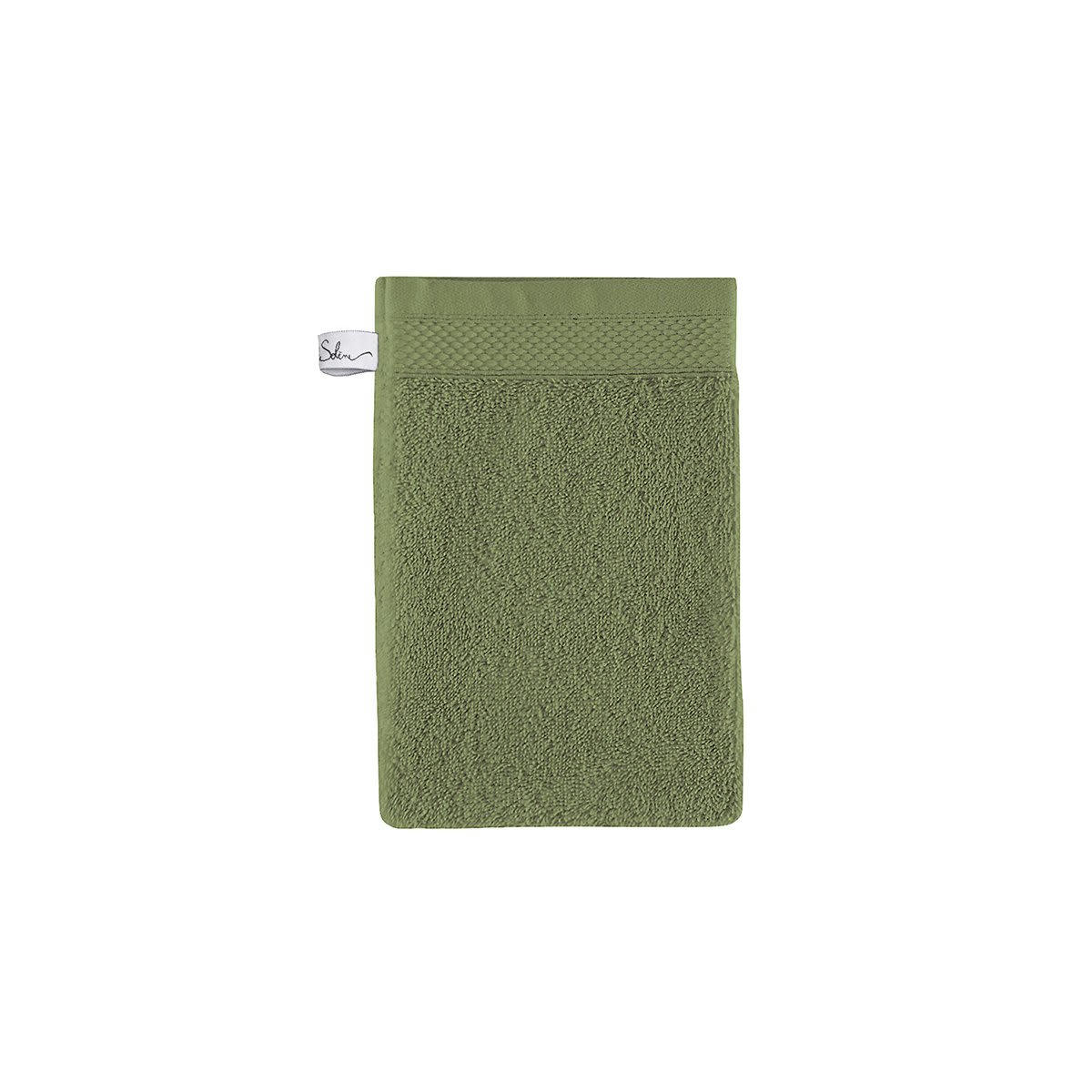 PÉTALE - Gant de toilette coton cèdre 16x22 cm