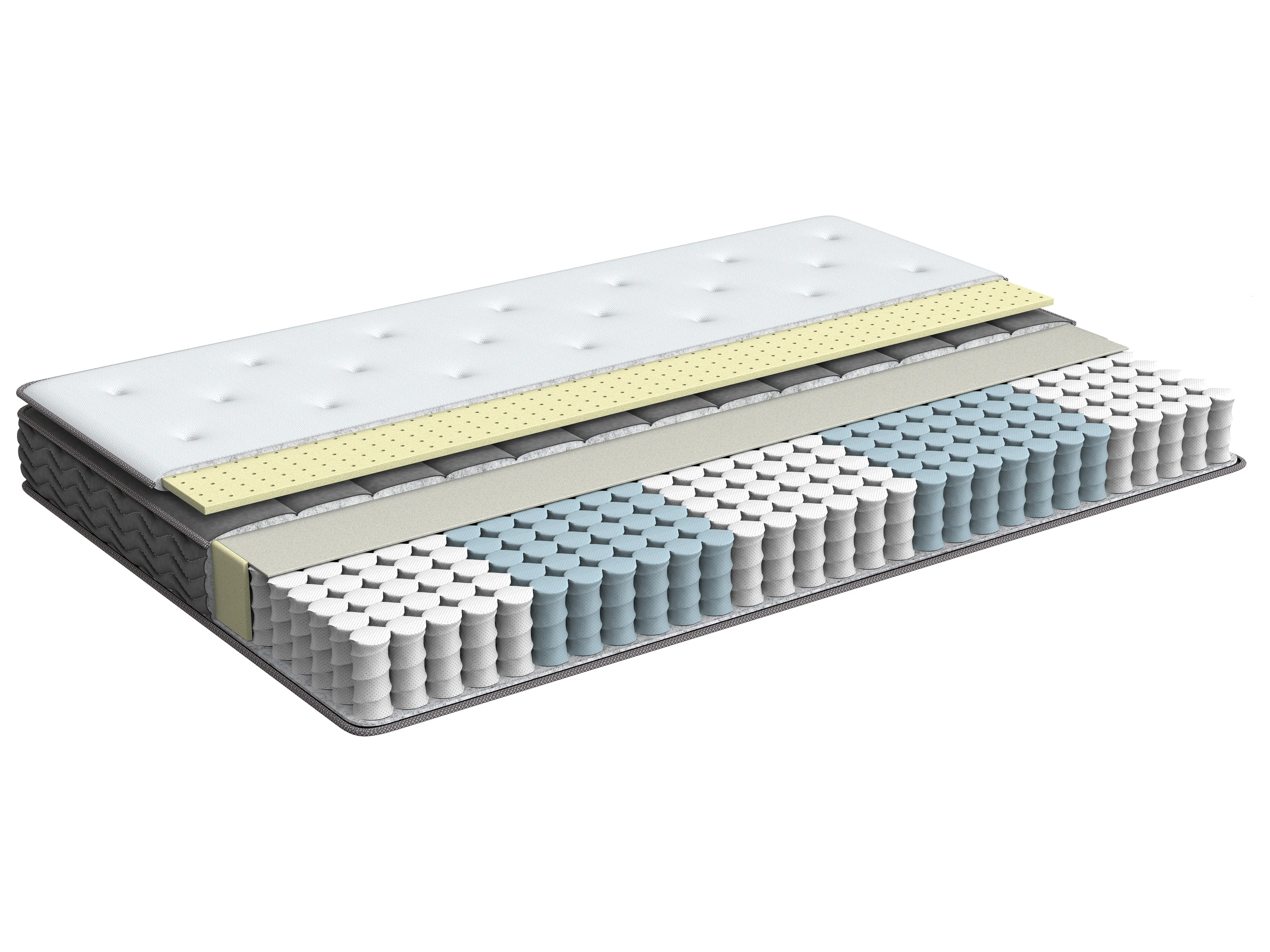 Latex Pocket Spring Mattress JOY H2/3 Medium 140 x 200 cm (EU Double)