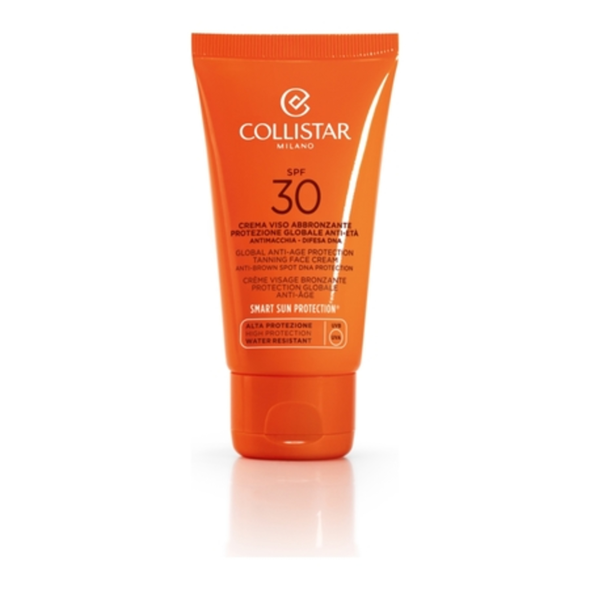 SOLAIRESCrème visage bronzante protection globale anti-âge SPF30 anti-taches