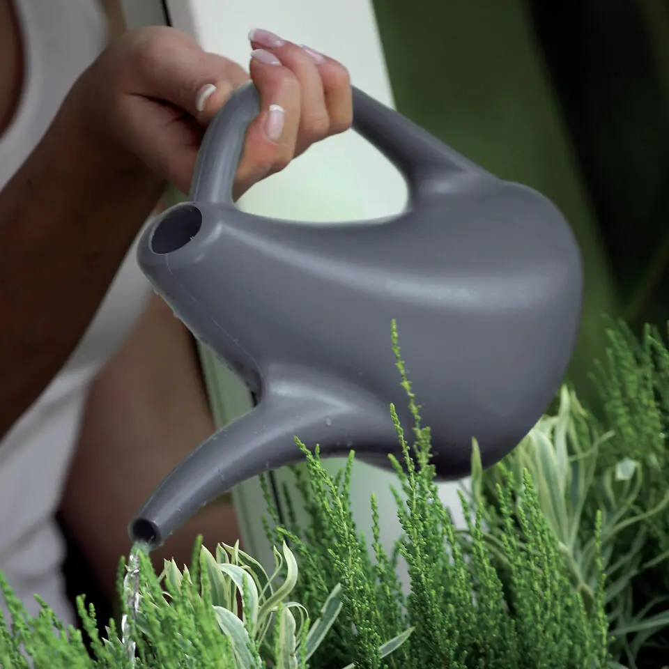 Prosperplast Gieter - antraciet - kunststof - 1.5 liter