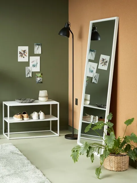 Spejl OBSTRUP 68x152 hvid
