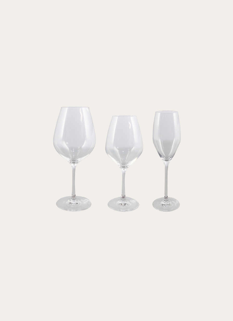 BOITE DE 6 VERRES A PIED 36CL TRANSPARENT